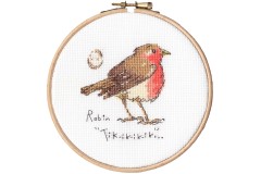 Bothy Threads - Garden Birds - Little Robin (Cross Stitch Kit)