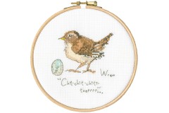 Bothy Threads - Garden Birds - Little Wren (Cross Stitch Kit)