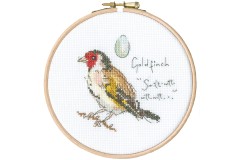 Bothy Threads - Garden Birds - Little Goldfinch (Cross Stitch Kit)
