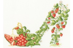 Bothy Threads - Strawberries and Cream (Cross Stitch Kit)