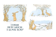 Clothworks - Guess How Much I Love You - Winter Panel (Y3078-1M)