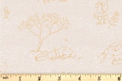 Clothworks - Guess How Much I Love You - Toile - Light Khaki (Y4248-11)