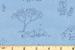 Clothworks - Guess How Much I Love You - Toile - Denim (Y4248-88)