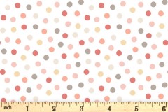 Clothworks - Guess How Much I Love You - Dots - Light Coral (Y4249-38)