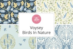 Craft Cotton Co - Voysey Birds in Nature Collection