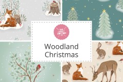 Craft Cotton Co - Woodland Christmas Collection