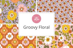 Craft Cotton Co - Groovy Floral Collection