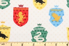 Craft Cotton Co - Harry Potter - House Crests - Multi (23800587)