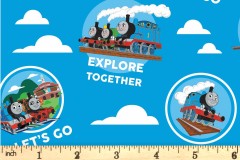 Craft Cotton Co - Thomas and Friends - Explore Together (2714-02)