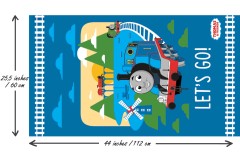 Craft Cotton Co - Thomas and Friends - Lets Go! Panel (2714-07)