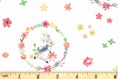 Craft Cotton Co - Peter Rabbit Flowers and Dreams - Floral Wreath (2727-02)