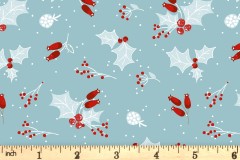 Craft Cotton Co - Christmas Hare and Robin - Holly and Berry (2797-03)