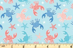Craft Cotton Co - By the Coast - Littlle Crabs (2816-08)