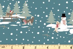 Craft Cotton Co - Together at Christmas - Playing in the Snow (2897-02)