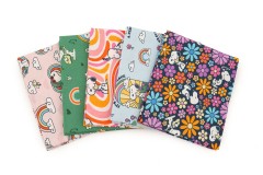 Craft Cotton Co - Snoopy Groovin' - Fat Quarter Bundle (pack of 5)