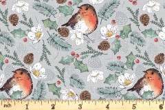 Craft Cotton Co - Little Red Robin - Midwinter Medley (3393-01)