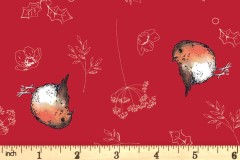 Craft Cotton Co - Little Red Robin - Crimson Christmas (3393-02)