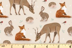 Craft Cotton Co - Woodland Christmas - Animals (3400-05)