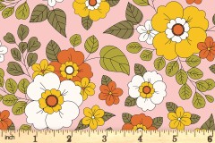Craft Cotton Co - Groovy Floral - Vintage Bloom (3459-03)