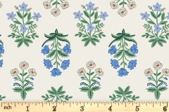 Cotton + Steel - Camont - Wallpaper Floral - Blue (304090-21)