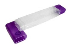 Clover Knitting Needle Tube Case - Purple