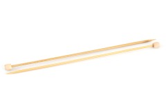 Clover Takumi Single Point Knitting Needles - Bamboo - 23cm (3mm)