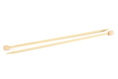 Clover Takumi Single Point Knitting Needles - Bamboo - 23cm (4mm)
