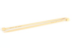 Clover Takumi Single Point Knitting Needles - Bamboo - 23cm (4.5mm)