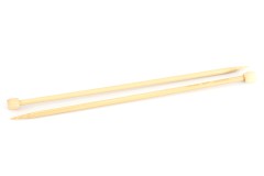 Clover Takumi Single Point Knitting Needles - Bamboo - 23cm (5mm)