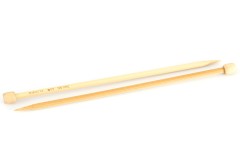 Clover Takumi Single Point Knitting Needles - Bamboo - 23cm (6mm)