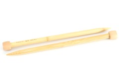 Clover Takumi Single Point Knitting Needles - Bamboo - 23cm (10mm)