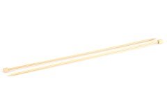 Clover Takumi Single Point Knitting Needles - Bamboo - 33cm (3.5mm)