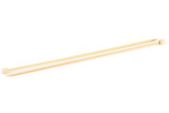 Clover Takumi Single Point Knitting Needles - Bamboo - 33cm
