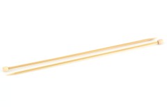 Clover Takumi Single Point Knitting Needles - Bamboo - 33cm (4.5mm)