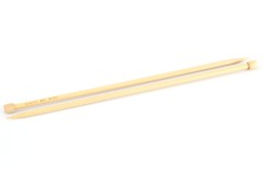 Clover Takumi Single Point Knitting Needles - Bamboo - 33cm (6.5mm)