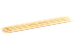Clover Takumi Double Point Knitting Needles - Bamboo - 16cm (4mm)