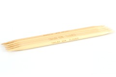Clover Takumi Double Point Knitting Needles - Bamboo - 16cm (5.5mm)