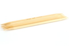 Clover Takumi Double Point Knitting Needles - Bamboo - 16cm (6mm)