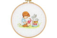 My Cross Stitch - Reading to Rabbit (Cross Stitch Kit)