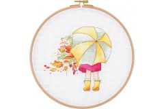 My Cross Stitch - Girl with Umbrella (Cross Stitch Kit)