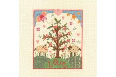 My Cross Stitch - Folk Art - All Ewe Need is Love (Cross Stitch Kit)