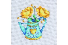 My Cross Stitch - Flowers with Teapot (Cross Stitch Kit)