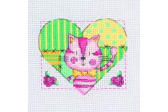 My Cross Stitch - Cat in Heart (Cross Stitch Kit)