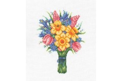 My Cross Stitch - Susan Bates - Spring Bouquet (Cross Stitch Kit)