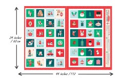 Dashwood - Advent Calendar Panels - Wonderful Christmas Time (ADVENT.2471)