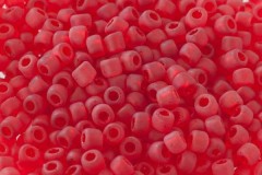 Debbie Abrahams Glass Seed/Rocaille Beads, Frosted Red (08Ma) - Size 6, 4mm