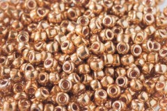 Debbie Abrahams Glass Seed/Rocaille Beads, Metallic Gold (562) - Size 6, 4mm
