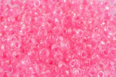 Debbie Abrahams Glass Seed/Rocaille Beads, Neon Pink (235) - Size 8, 3mm