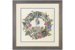 Dimensions - The Gold Collection - Cottage Wreath (Cross Stitch Kit)
