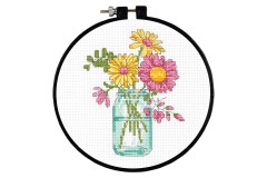 Dimensions - Learn-A-Craft - Summer Flowers (Cross Stitch Kit)